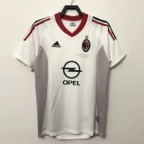 AC Milan Away  Fans Champions League 1:1 Quality Soccer Jersey    2002-2003