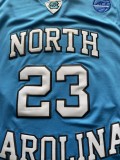 University of North Carolina # 23 wathet University Jersey
