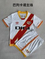 Rayo Vallecano Home kids 1:1 Quality Soccer Jersey   23-24