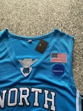 University of North Carolina # 23 wathet University Jersey
