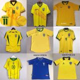 Retro Brazil Home 1:1 Quality Soccer Jersey   1994