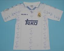 Retro Real Madrid White  1:1 Quality Soccer Jersey    1994-1996