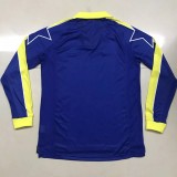 Retro Juventus Blue  Long Sleeve 1:1 Quality Soccer Jersey    1997-1998