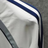 Retro Real Madrid Home  Long Sleeve  1:1 Quality Soccer Jersey  2006-2007