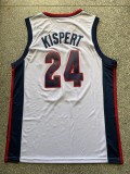 NCAA University of Gonzaga #24 white university Jersey