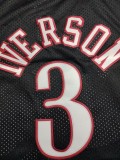 NBA 76ers Lverson 1997-1998 black classic Mesh Jersey