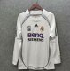 Retro Real Madrid Home Long Sleeve  2006 2007 1:1 Quality Soccer Jersey