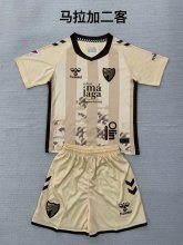 Malaga third away  kids  1:1 Quality Soccer Jersey   24-25
