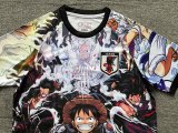 Japan Special Edition grey red Monkey D Luffy  Fans 1:1 Quality Soccer Jersey  25-26