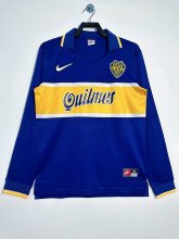 Retro Boca Juniors long Home Fans 1:1 Quality Soccer Jersey 1996-1997