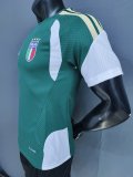 italy Training Green With Pants Sets Player 1:1 Quality Soccer Jersey  26-27（2026）