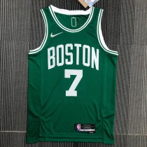 Retro Boston Celtics 75 Year Green #7 BROWN  1:1 Quality NBA Jerseys  2022