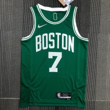 Retro Boston Celtics 75 Year Green #7 BROWN  1:1 Quality NBA Jerseys  2022