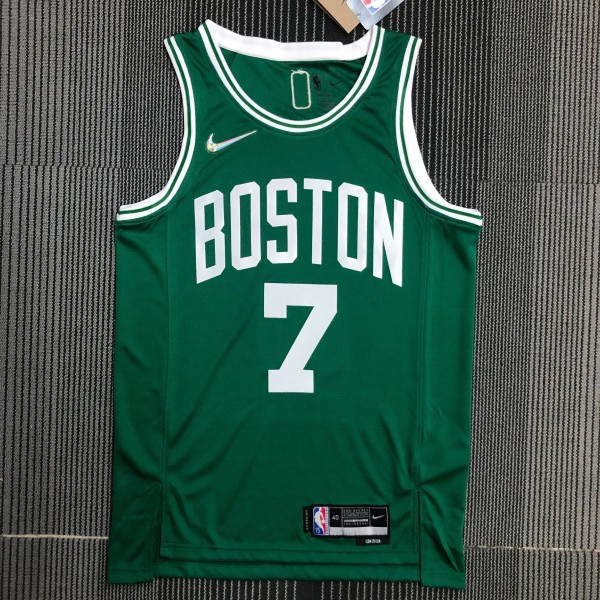 Retro Boston Celtics 75 Year Green #7 BROWN  1:1 Quality NBA Jerseys  2022
