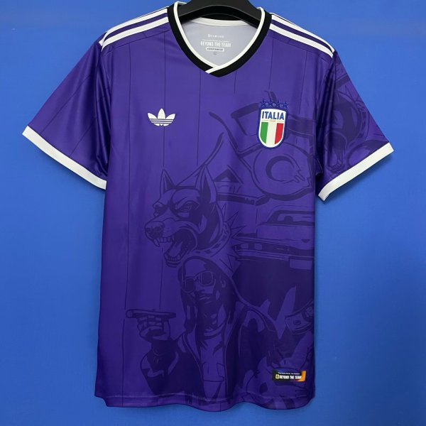 Italy game Special Edition Purple Fans  1:1 Quality Soccer Jersey  25-26