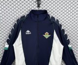 Retro Betis Jacket Blue 1:1 Quality Soccer Jersey 1997-1998