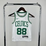 Boston Celtics  White Kids  # #88 QUETA 1:1 Quality NBA Jerseys