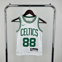 Boston Celtics  White Kids  # #88 QUETA 1:1 Quality NBA Jerseys