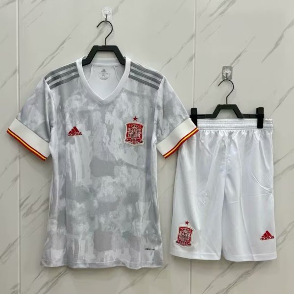 Spain away fans kits suit 1:1 Quality Soccer Jersey 2020