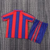 Retro Barcelona home kids 1:1 Quality Soccer Jersey  1996-1997