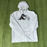 Germany Windbreaker  Interchange Jacket Black  White 1:1 Quality Soccer Jersey  25-26