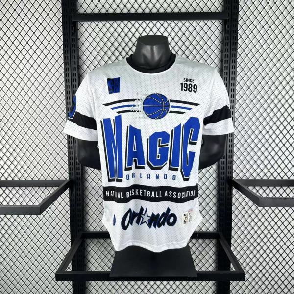 Retro Orlando Magic  White 1:1  Mitchellness NBA Jerseys 2026