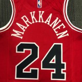Chicago Bulls Red #24 MARKKANEN 1:1 Quality NBA  Season Jerseys  75 Year
