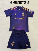 LA Galaxy   home  fans kits  1:1 Quality Soccer Jersey  25-26 (kids and man )