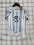 Nike 90 White blue  1:1 Quality Soccer Jersey  25-26