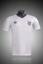 Retro England Home 1:1 Quality Soccer Jersey  1986