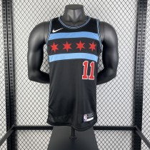 Retro Chicago Bulls  City Edition Black #11 DEROZAN  1:1 Quality NBA  Season Jerseys 2019