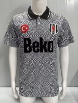 Retro Besiktas JK Home Fans 1:1 Quality Soccer Jersey  1991-1992