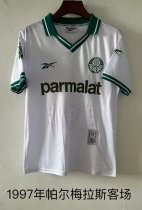 Retro Palmeiras Away  1:1 Quality Soccer Jersey   1997