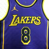 Los Angeles Lakers Kobe #8 BRYANT  Purple NBA Jersey 2023