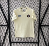 Aston Villa Adidas Clover  T-shirt  beige Fans 1:1 Quality Soccer Jersey  25-26