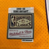 Los Angeles Lakers Yollow  Kobe  #8 BRYANT V-neck  1:1 Quality NBA Season Jerseys  1999-2000