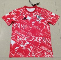 River Plate Training Clothes Fans 1:1 Quality Soccer Jersey   25-26