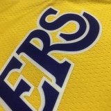 Los Angeles Lakers 75 Year YELLOW #117 MASTER CHIEF 1:1 Quality NBA Season Jerseys