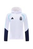 Argentina   Windbreaker Sets With pants  White 1:1 Quality Soccer Jersey  26-27 (2026)