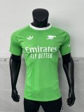 Arsenal  Goalkeeper Green Player 1:1 Quality Soccer Jersey    24-25