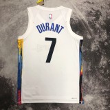 Brooklyn Nets City Edition White  #7 DURANT 1:1 Quality NBA  Season Jerseys 2023