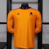 Retro Roma Long sleeve T-shirt Special Edition Red 1:1 Quality Soccer Jersey 25-26