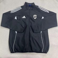 Arsenal Windbreaker  Black 1:1 Quality Soccer Jersey  25-26
