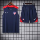 Atletico Madrid  Training clothing Vest  set   1:1 Quality Soccer Jersey   24-25