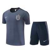 England Training Grey With Pants Sets (16-2XL) 1:1 Quality Soccer Jersey  26-27（2026）
