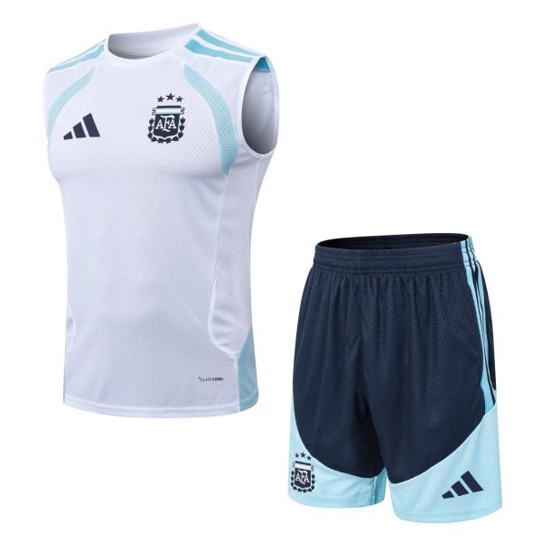 Argentina Vest Training Player With Pants Sets 1:1 Quality Soccer Jersey   26-27 (2026)