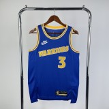 Golden State Warriors Blue Retro  #3 PAUL 1:1 Quality NBA Season Jerseys 2024