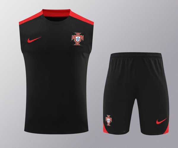 Portugal Training clothing Vest set 1:1 Quality Soccer Jersey    24-25