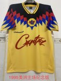 Retro America commemorate fans yollow  1:1 Quality Soccer Jersey  1995