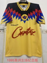 Retro America commemorate fans yollow  1:1 Quality Soccer Jersey  1995